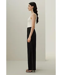 Lilysilk Women's Double-Faced Silk Charmeuse Pant