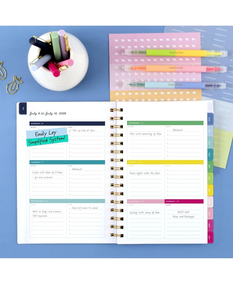 Gnuadz Planner 2026-2027 Academic Weekly Monthly Savanna Blooms