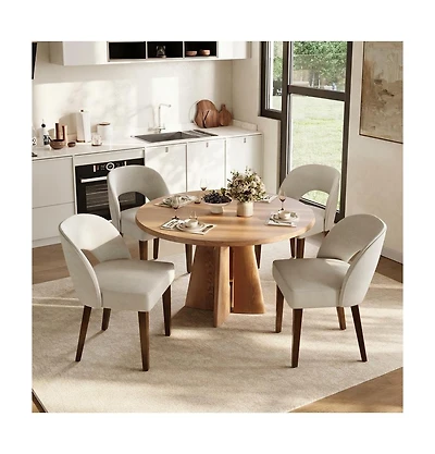 homfan Modern 4-Piece Dining Chair Set
