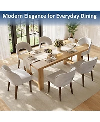 homfan Modern 4-Piece Dining Chair Set