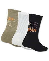 Jordan Kids' 9-11 Crew Socks, 3-Pack