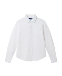 Andy and Evan Little Boys White Knit-Tech Shirt