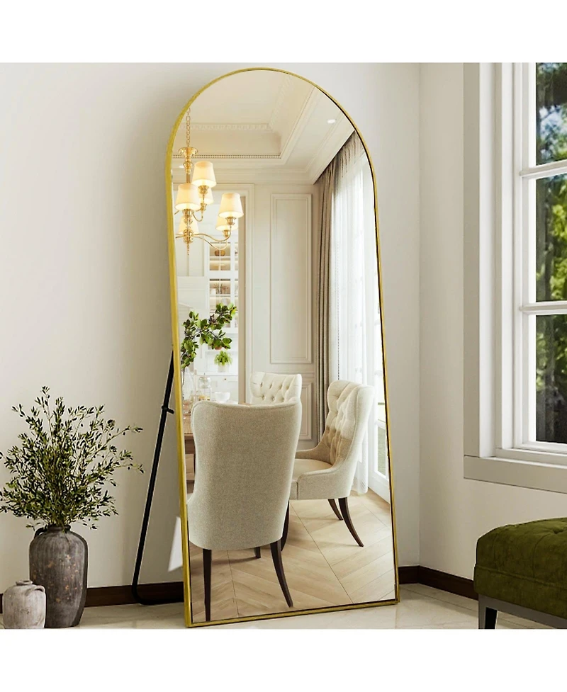 Koonmi 64"x21" Arched Full-Length Mirror