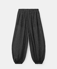 Mango Women's Polka-Dot Balloon Pants