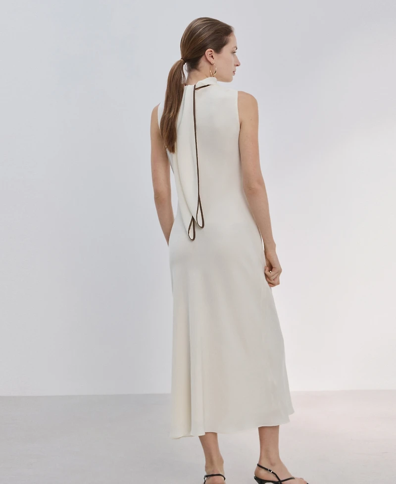 Mango Women's Scarf Detail Dress