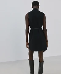 Mango Women's Foulard And Belt Dress