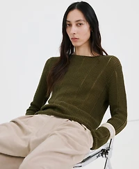 Mango Women's Knitted Ribbed Sweater