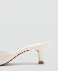 Mango Women's Kitten Heel Sandals