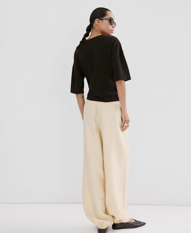 Mango Women's Bow Knit Sweater