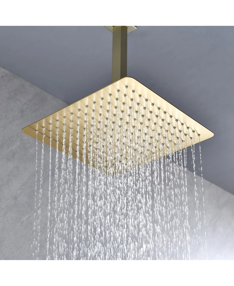 Rainsken Rain Shower Head High Pressure Rainfall Showerhead Water Saving