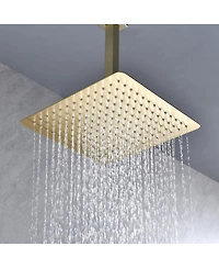 Rainsken Rain Shower Head High Pressure Rainfall Showerhead Water Saving