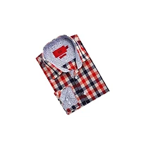 Elie Balleh Men's Slim Fit Gingham Plaid Shirt