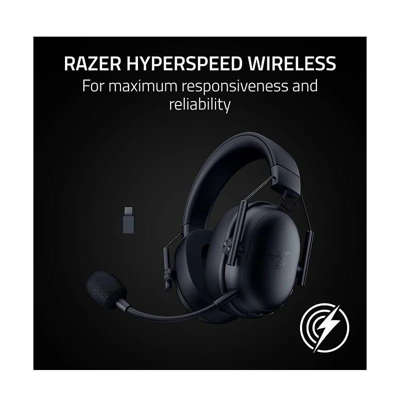 Razer BlackShark V3 X HyperSpeed Wireless Gaming Headset Low Latency Multi-Platform RZ0405420100