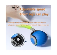 Aronkl Rechargeable Interactive Floppy Fish Cat Toy Tap-Activated 3 Flapping Modes Realistic Plush Kicker Toy for All Breeds