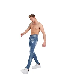 Elie Balleh Men's Trendy Stretch Denim Pants