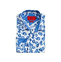Elie Balleh Men's Slim Fit Floral Sport Button-Down Shirt