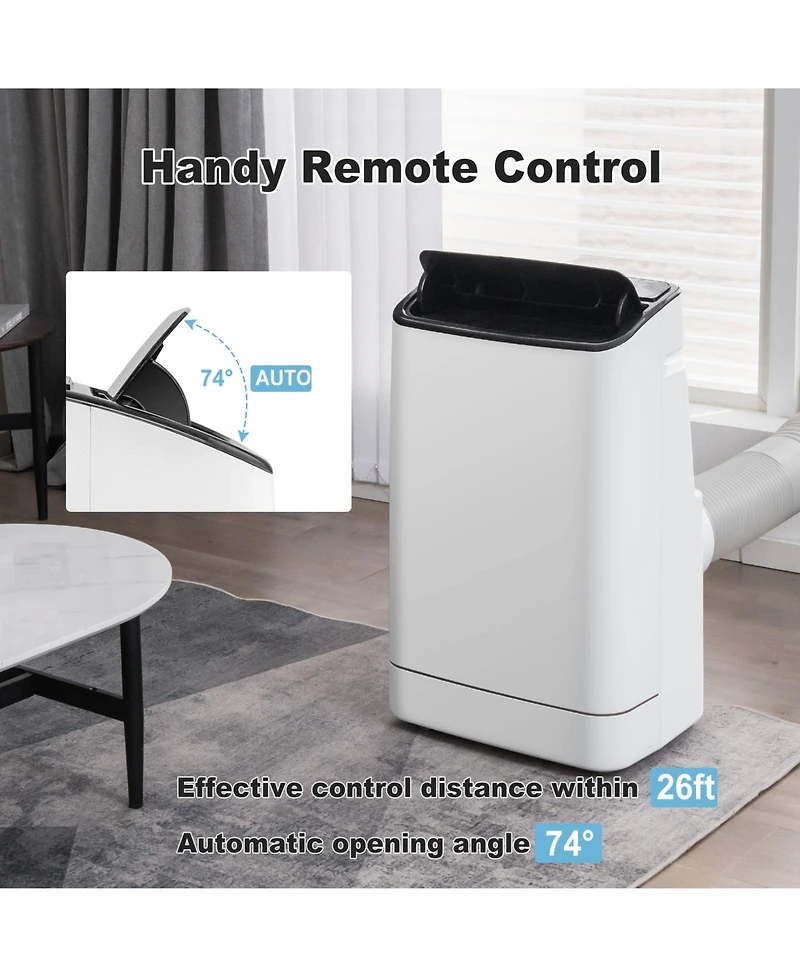 Ecooso 15000 Btu Portable Air Conditioner with App Control and Heat