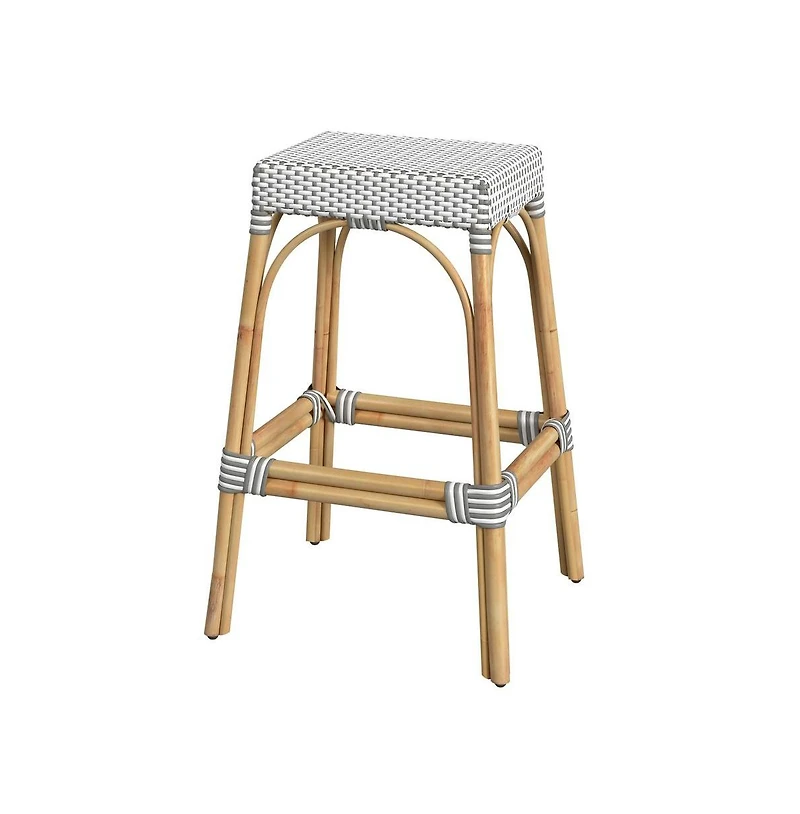 Butler Specialty Robias Rectangular Rattan Counter Stool