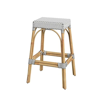 Butler Specialty Robias Rectangular Rattan Counter Stool