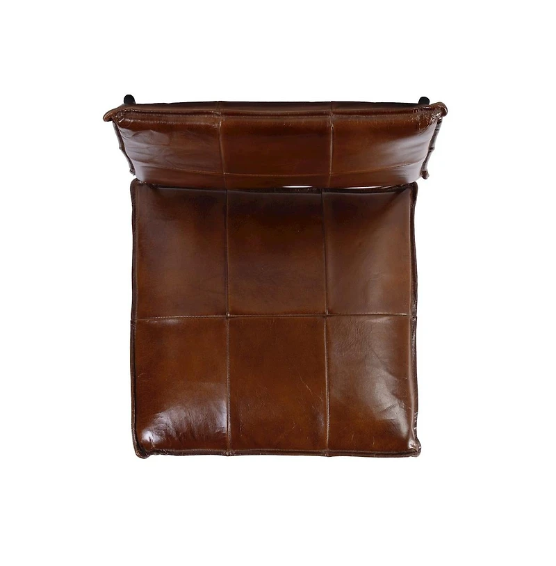 Butler Specialty Niles Leather and Iron Bar Stool