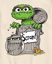 Airwaves Men's Sesame Street Oscar The Grouch Short-Sleeve Graphic T-Shirt