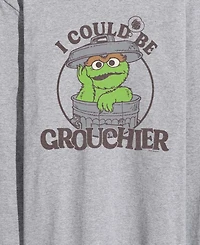 Airwaves Men's Sesame Street Could Be Grouchier Oscar Long-Sleeve Graphic T-Shirt