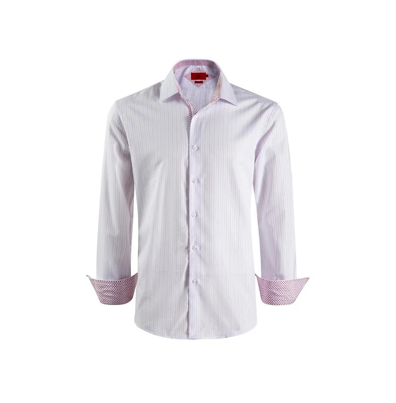 Elie Balleh Men's Slim Fit Striped Button-Down Shirt