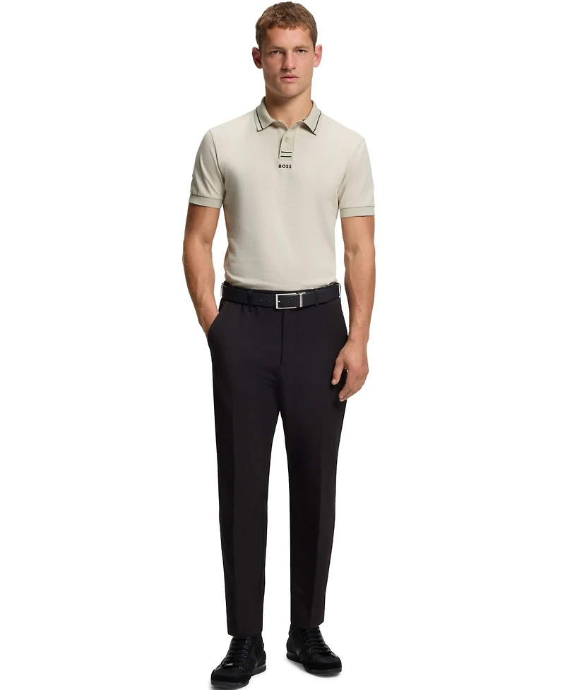 Boss by Hugo Men's Cotton Pique Slim-Fit Polo Shirt