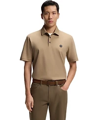 Boss by Hugo Men's Mercerized-Cotton Double B Monogram Polo Shirt