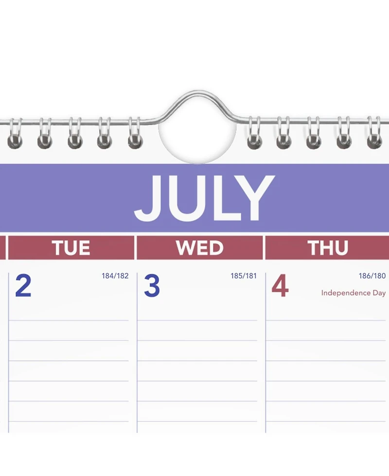 Gnuadz Academic Wall Calendar Monthly Daily Blocks