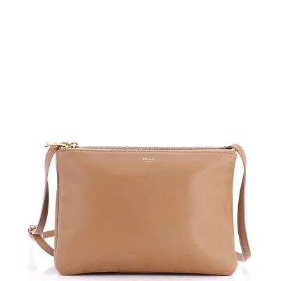 Pre-Owned Celine Large Trio Crossbody Bag Leather