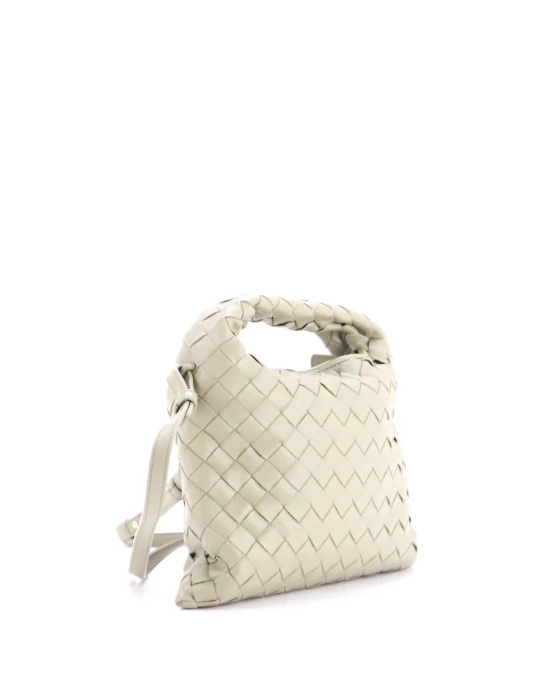 Pre-Owned Bottega Veneta Mini Hop Top Handle Bag Intrecciato Nappa