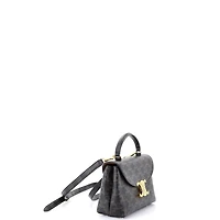 Pre-Owned Celine Teen Nino Top Handle Bag Triomphe Coated Canvas