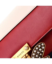 Pre-Owned Gucci Small Queen Margaret Top Handle Bag Colorblock Leather