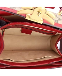 Pre-Owned Gucci Small Queen Margaret Top Handle Bag Gg Coated Canvas
