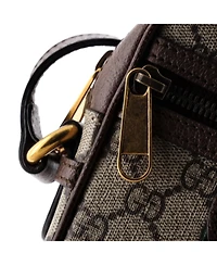Pre-Owned Gucci Mini Ophidia Messenger Bag Gg Coated Canvas