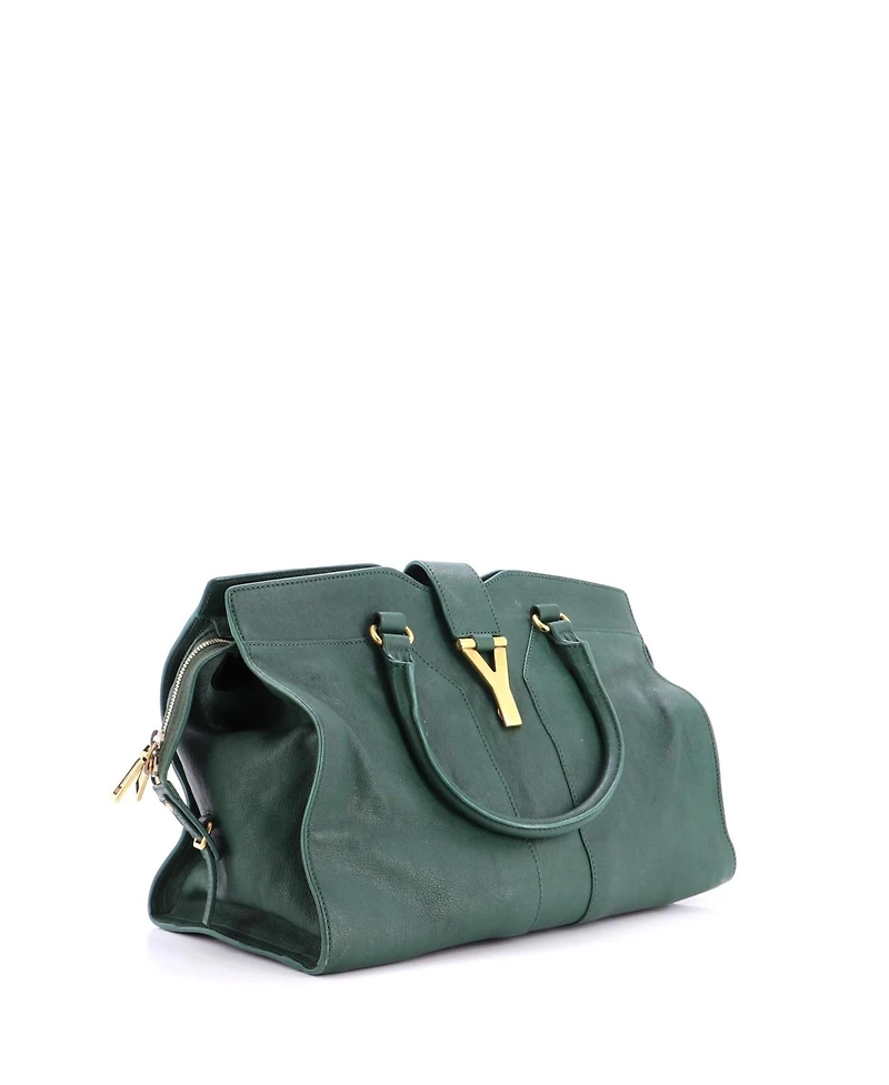 Pre-Owned Saint Laurent Medium Chyc Cabas Tote Leather