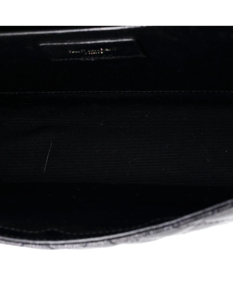 Pre-Owned Saint Laurent Medium Classic Monogram Envelope Satchel Mixed Matelasse Leather