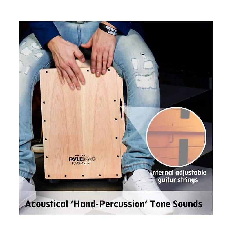 Pyle Stringed Jam Cajon