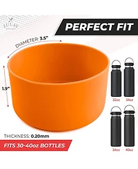 Silicone Protector Boots for Wide and Narrow Mouth Water Bottles