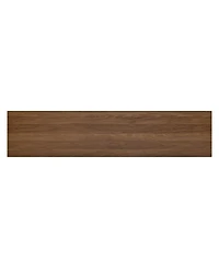 Streamdale Furniture Elegant Walnut and Gray Brick Tv Stand for TVs Up to 70" with Storage