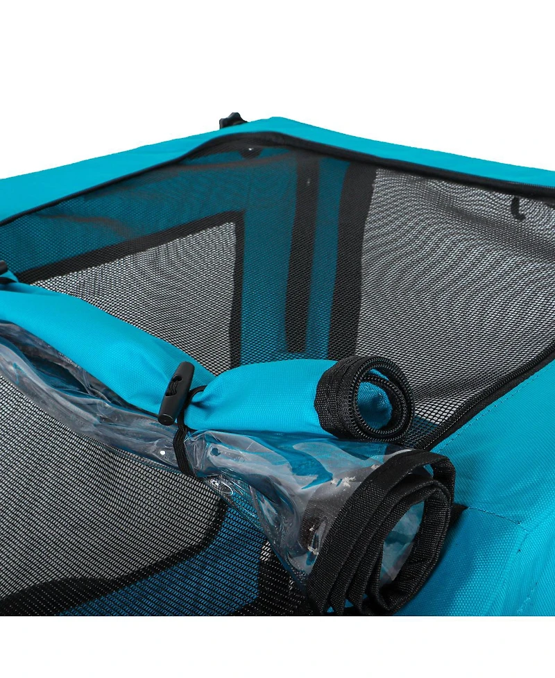 Streamdale Furniture Foldable Pet Bike Trailer for Small and Medium Dogs