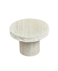 Streamdale Furniture Faux Mars Textural Pattern Coffee Table - No Assembly Required