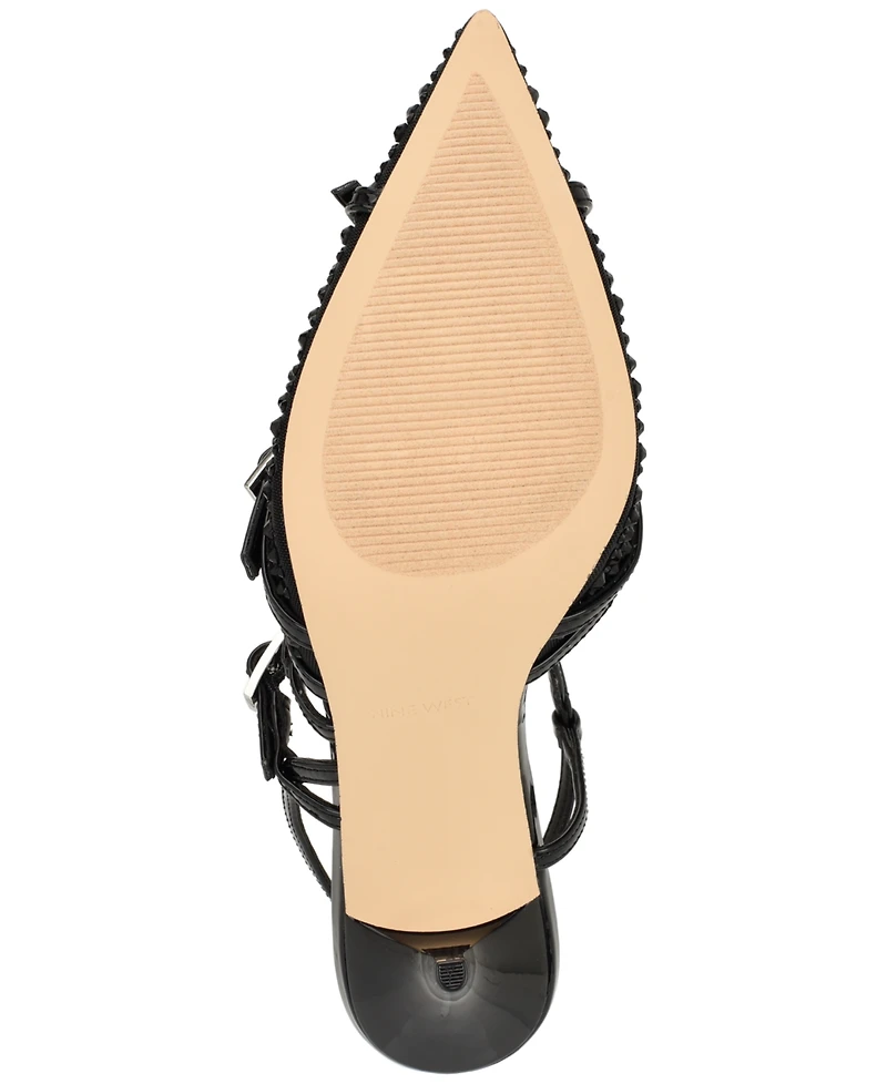 Nine West Women's Pertee Embellished Strappy Stiletto Pumps