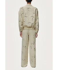 Nocturne Women's Jacquard Wide-Leg Trousers