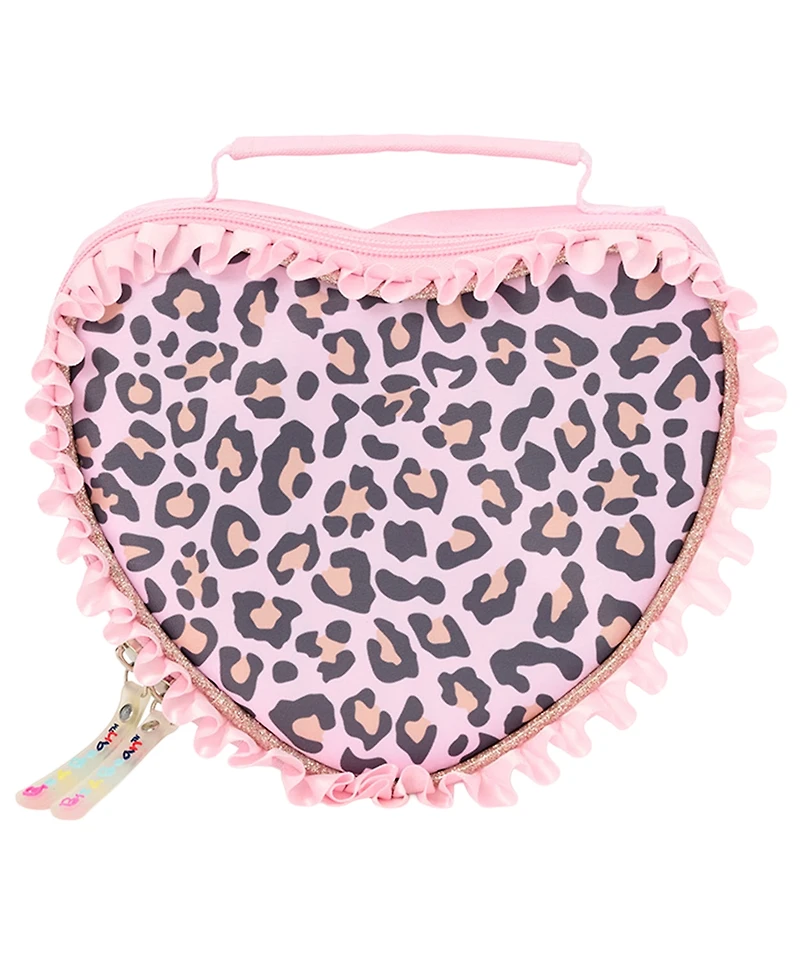 Biz & Bean Toddler Girls' Butterfly Preschool Cat Graphic Design Backpack and Lunch Bag, 2-Piece Set