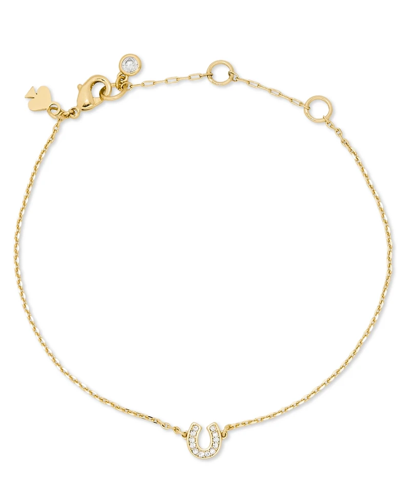 kate spade new york Cubic Zirconia Pave Horseshoe Bracelet