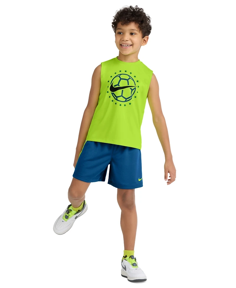 Nike Boys' 4-7 Sleeveless Top and Shorts, 2-Piece Set