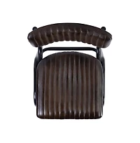 Butler Specialty Waylon 31.5 in. Seat Height Leather Bar Height Stool