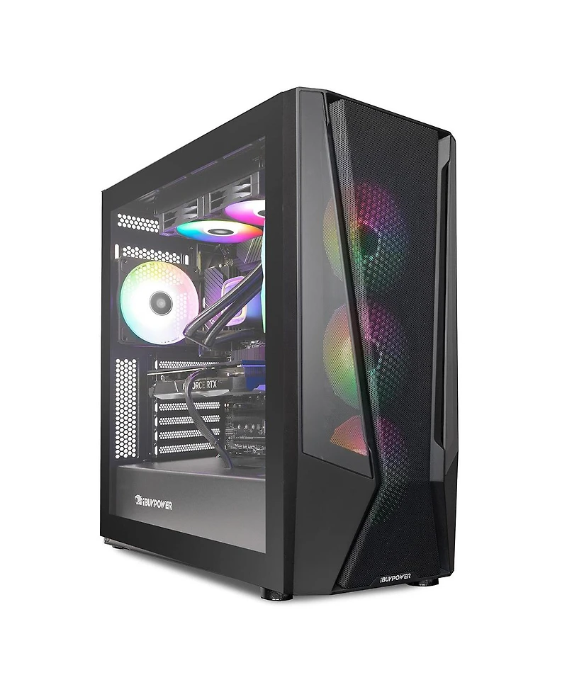 iBUYPOWER Trace Mesh Gaming Desktop - Amd Ryzen 7 7700, Nvidia GeForce Rtx 4060 Ti 8GB, 16GB DDR5 Rgb Ram, 1TB NVMe Ssd